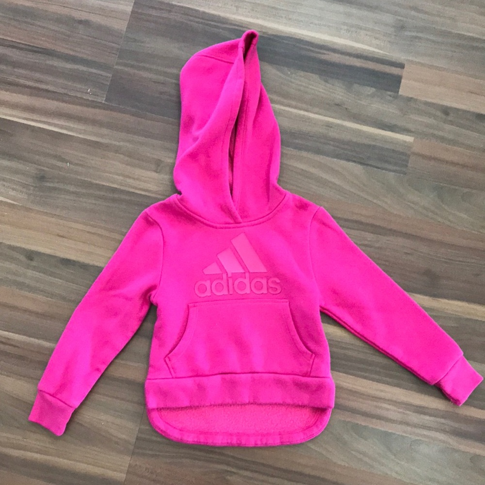 Adidas pink toddler hoody